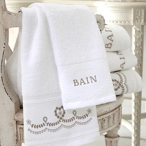 Odette Bain Hand Towel Faded Gold 50x100cm