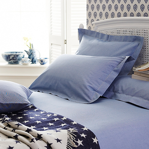 Dogtooth Blue Duvet Cover Double