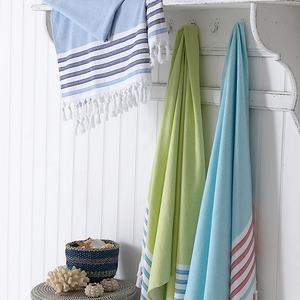 Hamam Towel - Forgetmenot And Navy 100x170cm