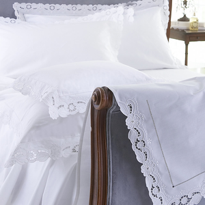 Whitework Embroidery Pillowcase Standard Oxford 