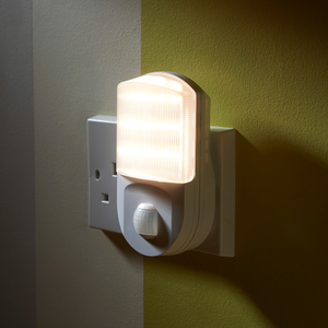 Super Bright Plug In PIR Motion Sensor LED Night Light