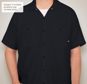 Dickies Lightweight Industrial Work Shirt - Navy
