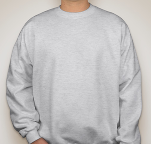 Hanes Ultimate Cotton Heavyweight Crewneck Sweatshirt - Ash