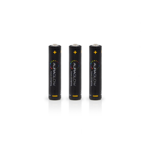 Size AAA Auraglow Alkaline Batteries - Pack of 3