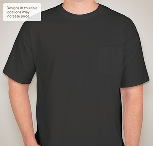 Comfort Colors 100% Cotton Pocket T-shirt - Black
