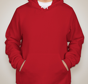 Bella + Canvas Ultra Soft Pullover Hoodie - Red