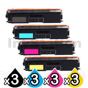 12-Pack Compatible Brother TN-443 Toner Combo [3BK,3C,3M,3Y]