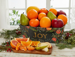 Holiday Joy Fruit Basket