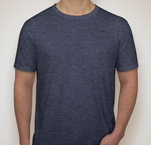 Gildan Softstyle Jersey T-shirt - Heather Navy