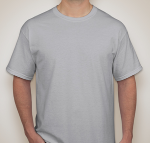 Gildan 100% Cotton T-shirt - Ice Grey