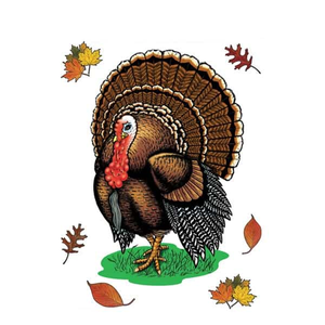 Happy Thanksgiving Turkey Clings – 15 Inches / 38cm