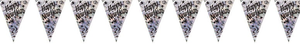 Happy New Year Foil Holographic Bunting 360cm