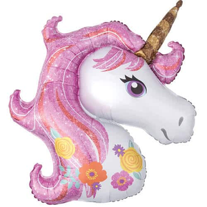 Magical Unicorn Helium Foil Giant Balloon 83cm / 33 in