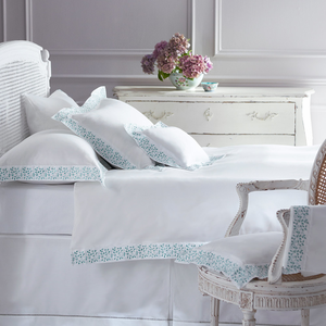 Fleur Soft Green Duvet Cover Double 
