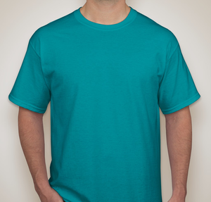 Gildan 100% Cotton T-shirt - Tropical Blue