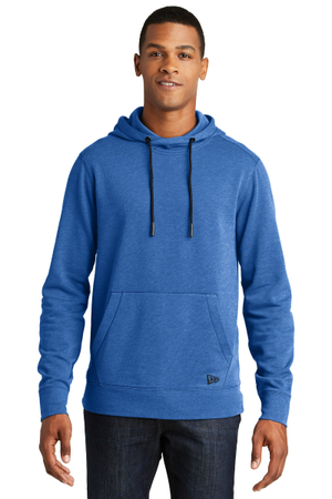 New Era Embroidered Men's Tri-Blend Fleece Pullover Hoodie