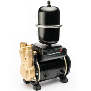 Salamander CT Force 20SU 2.0 Bar Brass Universal Single Negative Head Shower Pump with Noise Vibration Reduction Technology 