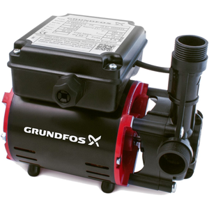 Grundfos SSR2-2.0 C Single Impeller Regenerative Shower Booster Pump (x2 Hoses Inc.)