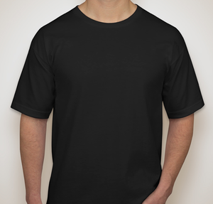 Bayside USA-Made 100% Cotton T-shirt - Black