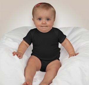 Rabbit Skins Baby Bodysuit - Black