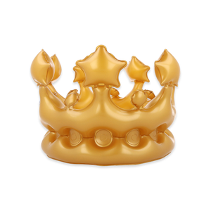 Inflatable Adult Gold Crown 33cm