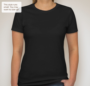 Next Level Women's Slim Fit Jersey Blend T-shirt - Black