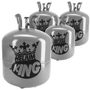 Large Helium Canister Four Pack - Fills Up To 200 x 9" Balloons
