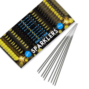 60 Hand Held Sparklers 25cm - 10 Packs of 6