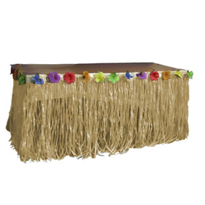 Nylon Tiki Table Skirt - 274cm x 71cm