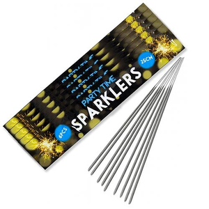 30 Hand Held Sparklers 25cm - 5 Packs of 6