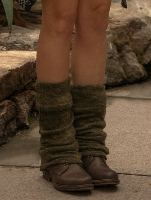 'Guêtres "Käa", Vert kaki'