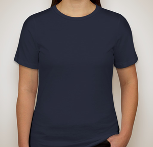 Bella + Canvas Women's Jersey T-shirt - Navy