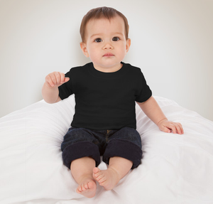 Rabbit Skins Jersey Baby T-shirt - Black
