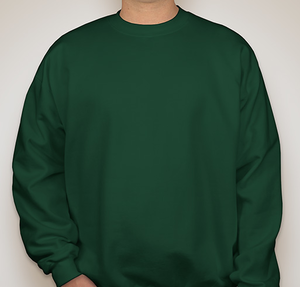 Hanes Ultimate Cotton Heavyweight Crewneck Sweatshirt - Deep Forest