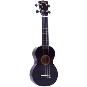 Mahalo Rainbow Series Soprano Ukulele (Black) inc Bag