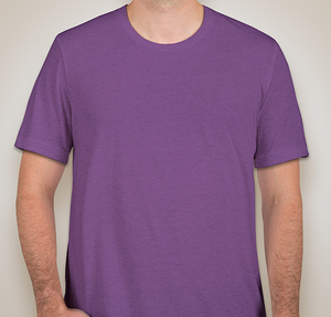 Bella + Canvas Tri-Blend T-shirt - Purple Tri-Blend