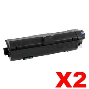 2 x Non-Genuine alternative for TK-1154 Black Toner Cartridge suitable for Kyocera P2235DW, P2235DN - 3,000 pages
