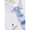 Tailored Fit Double Cuff White Poplin Cotton Shirt