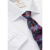 Regular Fit Single Cuff White Poplin Cotton Shirt