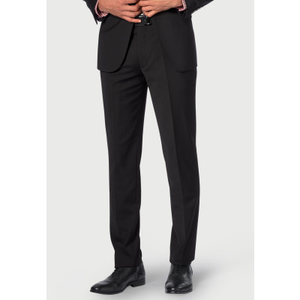 Tailored Fit Cassino Black Washable Suit Trousers