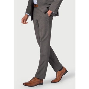 Tailored Fit Cassino Grey Washable Suit Trousers