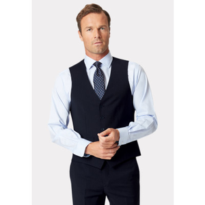 Tailored Fit Avalino Navy Waistcoat