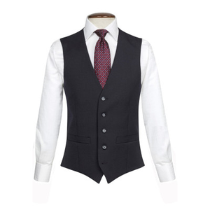 Tailored Fit Capital Navy Washable Waistcoat