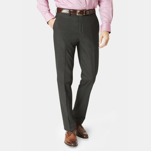 Tailored Fit Apollo Charcoal Machine Washable Suit Trousers