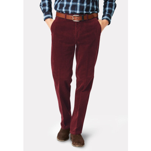 Regular Fit Ellroy Cherry Corduroy Trouser