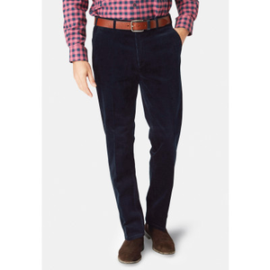 Regular Fit Ellroy Navy Corduroy Trouser