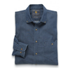Regular Fit Navy Chambray Cotton Shirt