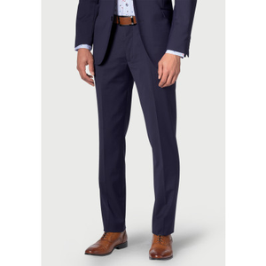 Tailored Fit Cassino Mid Blue Washable Suit Trousers