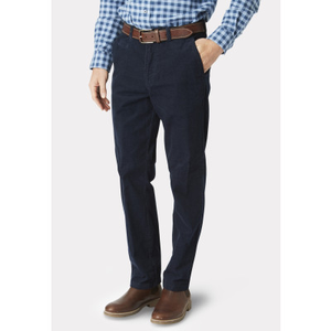 Tailored Fit Finningley Navy Corduroy Trouser