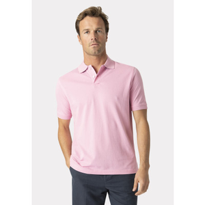 Milford Pink Pure Cotton Pique Polo Shirt